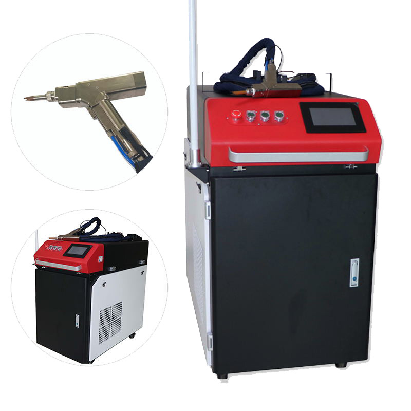 Wobble head 1000W Handheld fiber optic laser with wobble head for Stainless steel aluminum copper iron metals