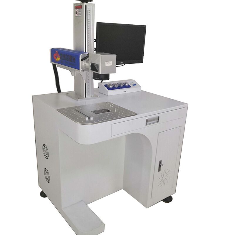 High quality 20W/30W/50W white IPG raycus fiber laser marking machine for metal jewelry logo engraver maker equipment